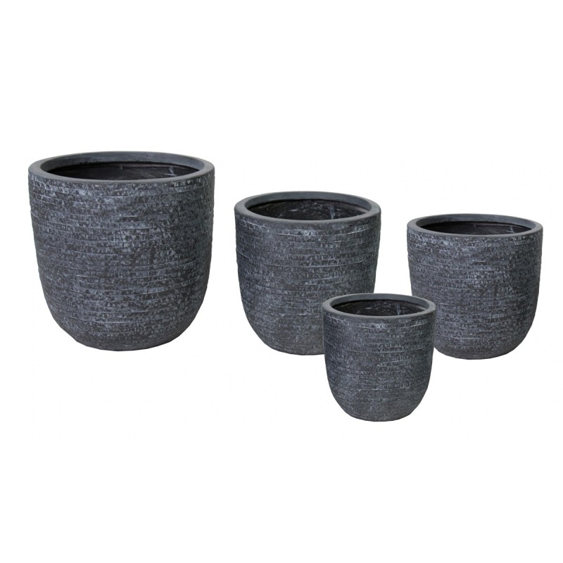 Utah Egg Pot Graphite S4 D25/45H25/43