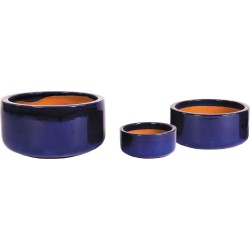 Glazed Bowl Blue S3 D21/38...