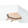 AIRE D ATTERISSAGE + PERCHOIRS EN BOIS 19x19cm ** trixie