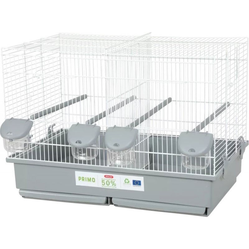 CAGE OISEAU PRIMO CATI 57 BLANC GRIS** zolux