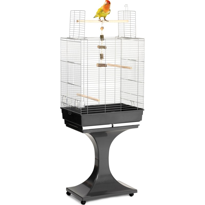 CAGE SORAYA GALVANISE + PIED  66 x 45 x 149  ** FOP