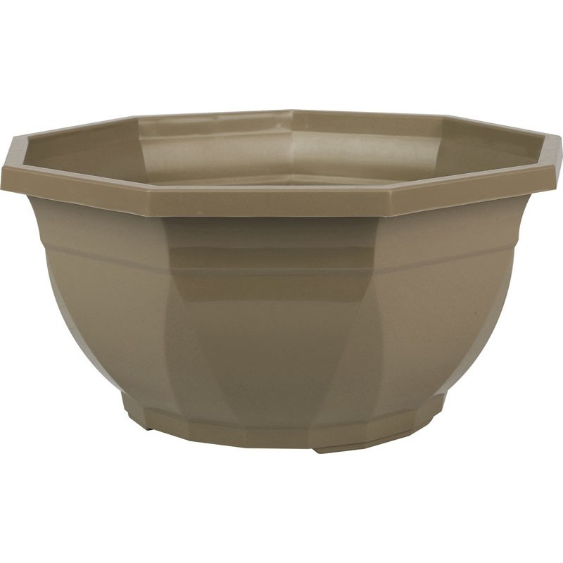COUPE AERIA Ø27 CM PERCEE TAUPE