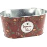 JARDI "JOYEUSES FETES" ROUGE 19.5*11.5 H9 CM