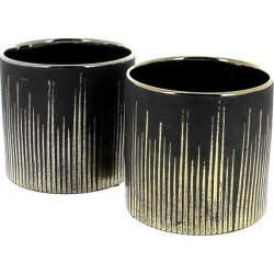 C POT ROND ASST 2 ORCHID9...