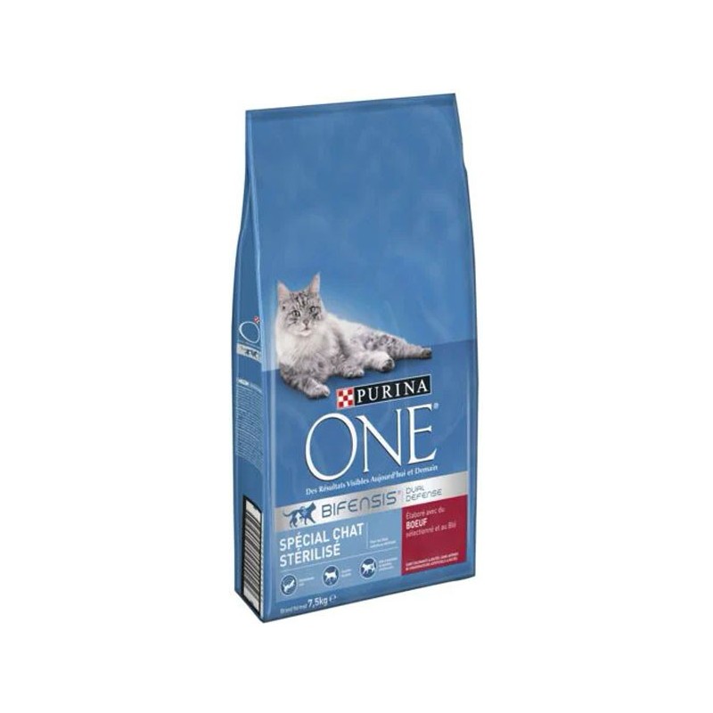 PURINA ONE STERILSE BOEUF ET BLE 7,5KG*