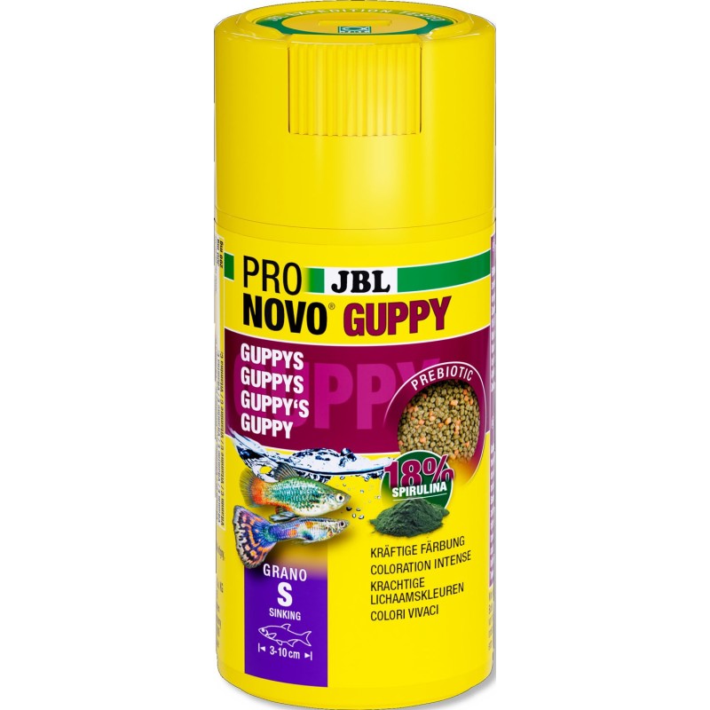 JBL PRONOVO GUPPY GRANO S 100ml CLICK new