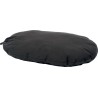 Cotton - Oval Cushion - Dark Grey - 110x70x10cm