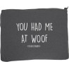 Sweater - Boxpillow - Dark Grey - WOOF - L: 115x80xcm