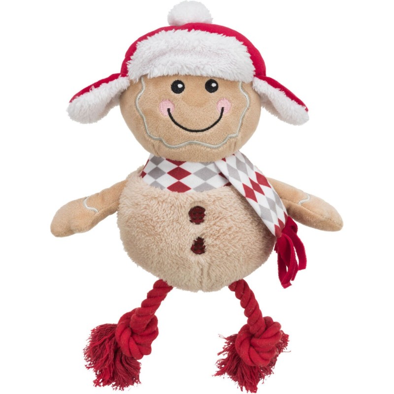 !!!!!!! JOUET EN PELUCHE BONHOMME PAIN D EPICE 34cm NOEL **    TRIXIE