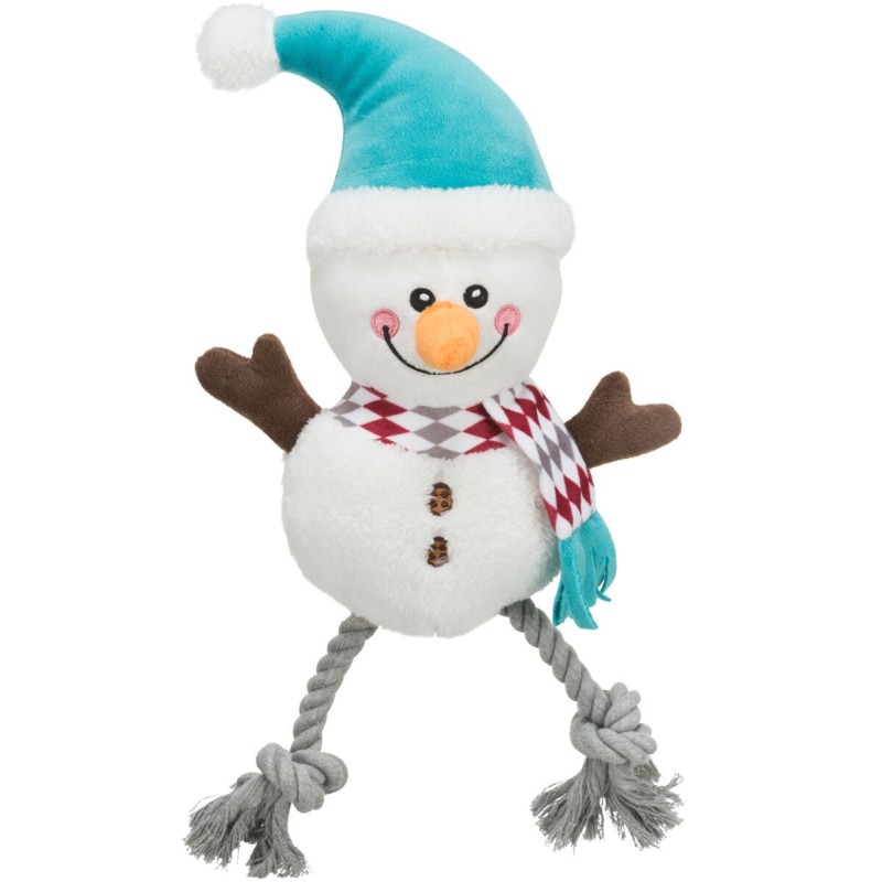 !!!!!!! JOUET EN PELUCHE BONHOMME DE NEIGE 41cm NOEL **    TRIXIE