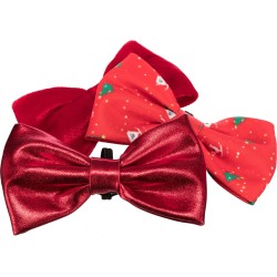 NOEUD PAPILLON NOEL 10cm...