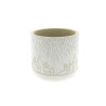 C.POT PAYSAGE BLANC D14 H13 CM NOEL