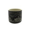 C.POT PAYSAGE NOIR D14 H13 CM NOEL