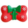 JOUET OS VINYLE NOEL AVEC NOEUD VERT 10,5cm**