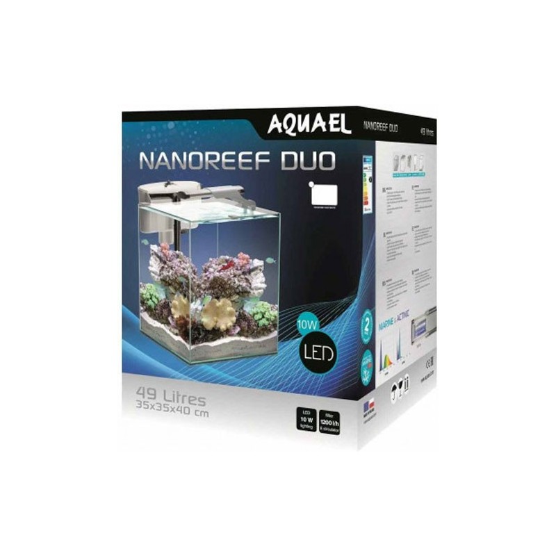 AQUARIUM SET NANO REEF DUO BLANC 35