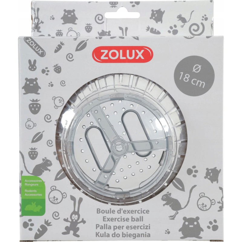 BOULE EXERCICE 18cm GRIS****zolux
