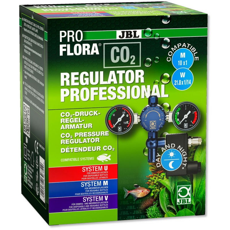 JBL ProFlora CO2 regulator professional jour nuit** 