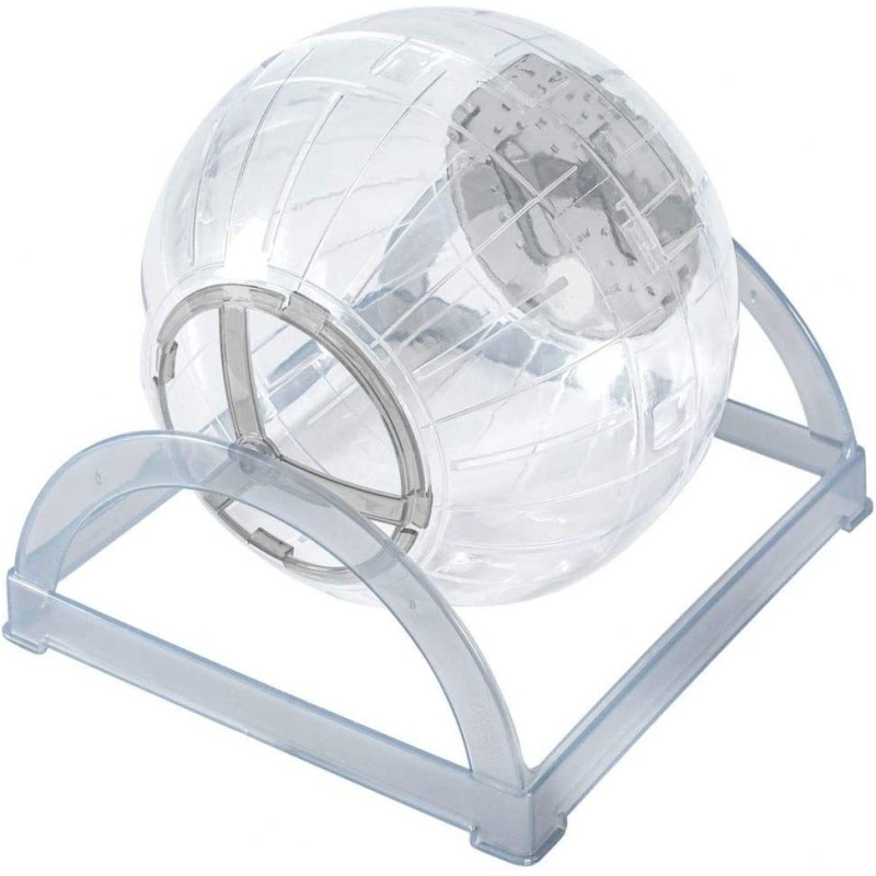 BOULE EXERCICE 2en1 18cm GRIS****zolux