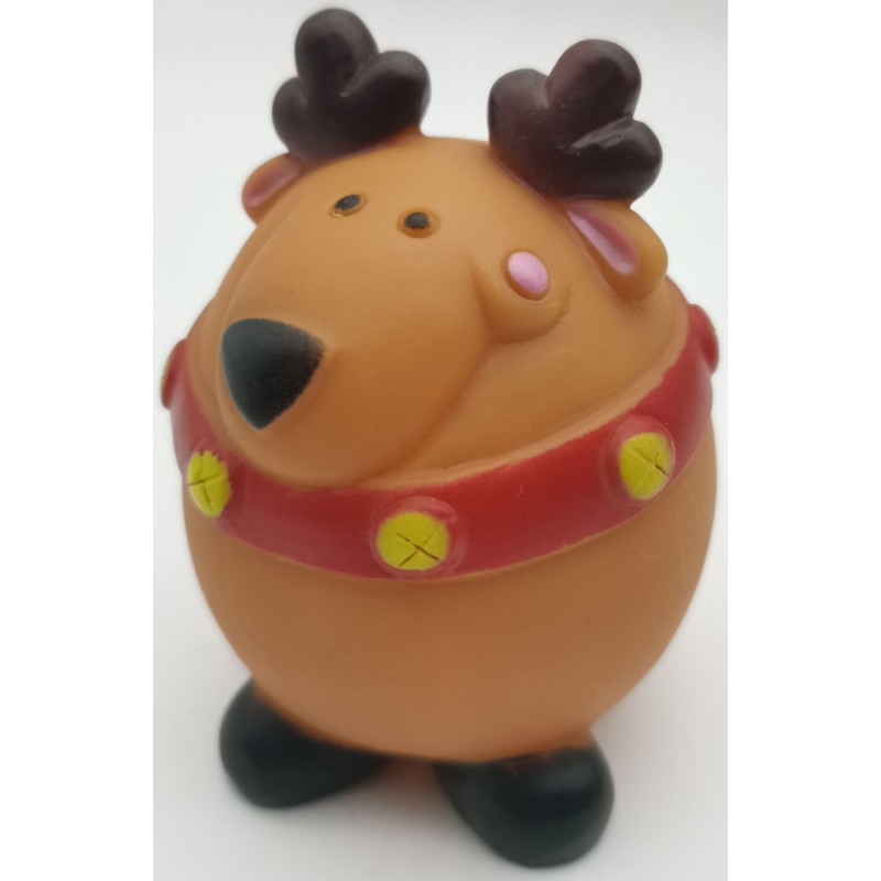 JOUET RENNE VINYLE NOEL 8,5cm**