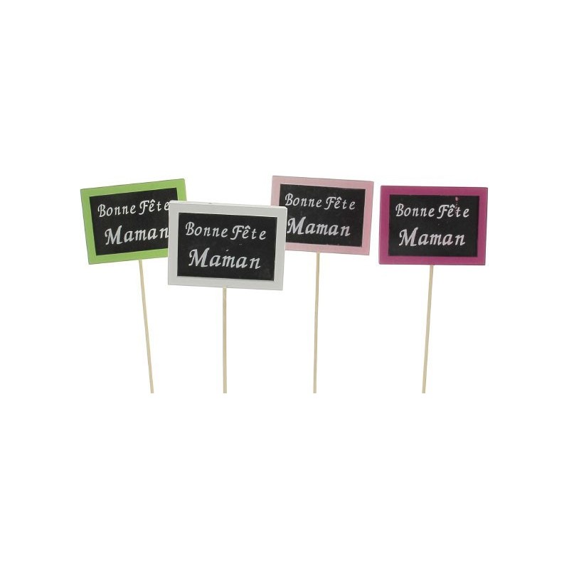 PIC BONNE FETE MAMAN H30 CM ASS 4