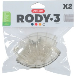 TUBE COUDE RODY3 GRIS TRANS X2
