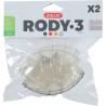 TUBE COUDE RODY3 GRIS TRANS X2