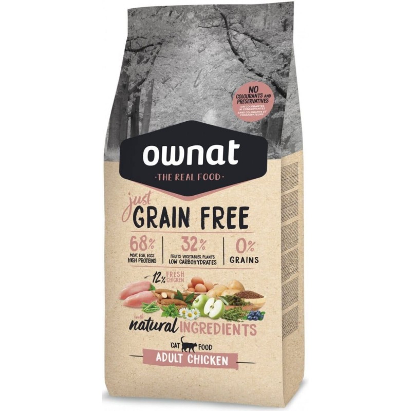 OWNAT JUST GF ADULT CHICKEN (CAT) 1 KG uc16
