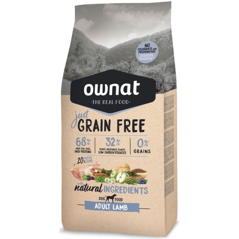 OWNAT JUST GF ADULT LAMB (DOG) 3 KG uc6