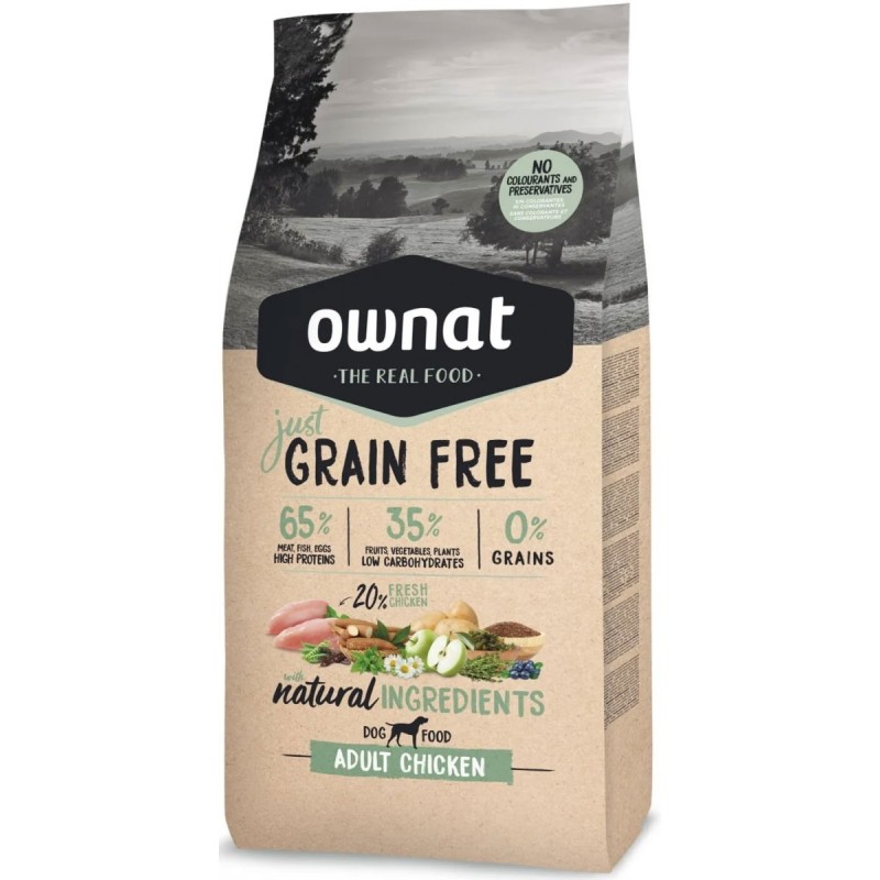 OWNAT JUST GF ADULT CHICKEN (DOG) 3 KG uc4