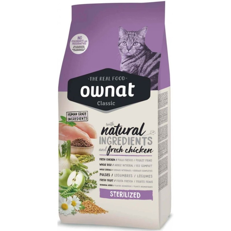OWNAT CLASSIC STERILIZED (CAT) 1,5 KG uc12