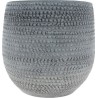 C.POT CAVITIES GRIS PATINE D31 H28CM