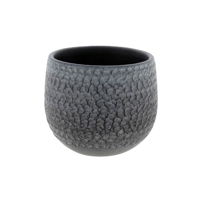 C.POT CAVITIES GRIS PATINE DT15 H13CM