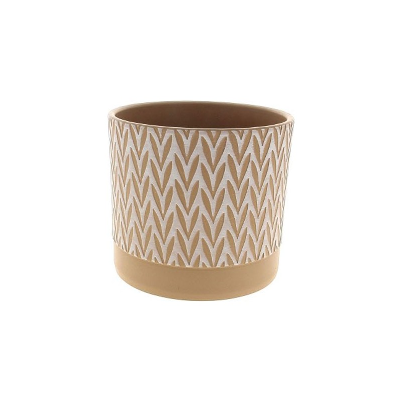 C.POT DROIT EPI TERRACOTTA D17 H16CM