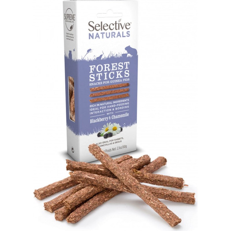 SELECTIVE FRIANDISE FOREST STICKS COCHON DINDE 60gr** AGECOM