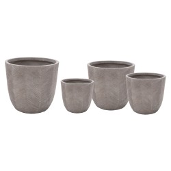 Iowa Egg Pot Taupe Wash S4 D25/45H25/43