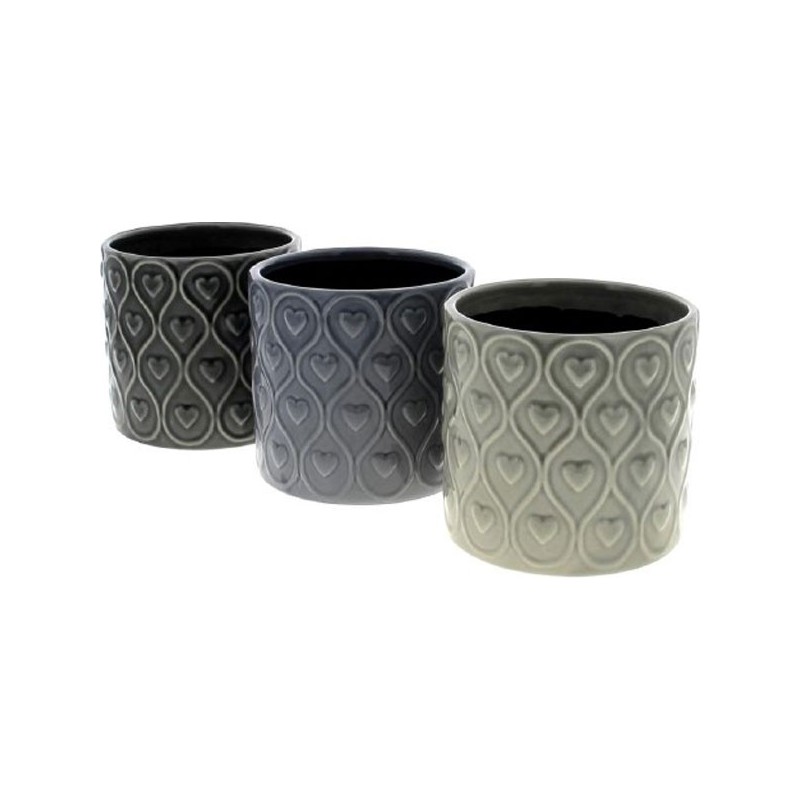 ORCHID POT COEUR ASST 3 D13.3 H12. CM