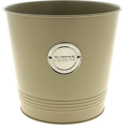C POT NATURE TAUPE D19 H17.5 CM