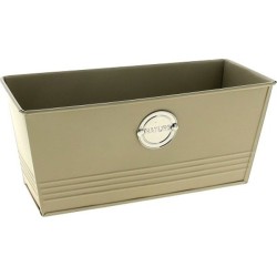 JARDI RECT NATURE TAUPE 22*10 H10 CM