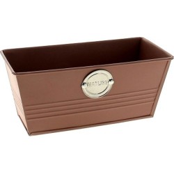 JARDI RECT NATURE BRIQUE 18*9 H8 CM