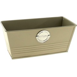 JARDI RECT NATURE TAUPE 18*9 H8 CM