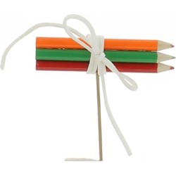PICK CRAYONS BOIS(X12PCS) ASST 8.7 H26CM