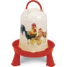 ABREUVOIR VOLAILLES ECO 5L AVEC PIEDS + HAPPY RA *+