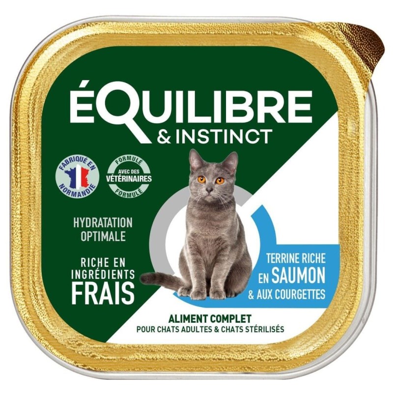 E&I BARQUETTE 85G CHAT STERILISE SAUMON remplace le CH0021