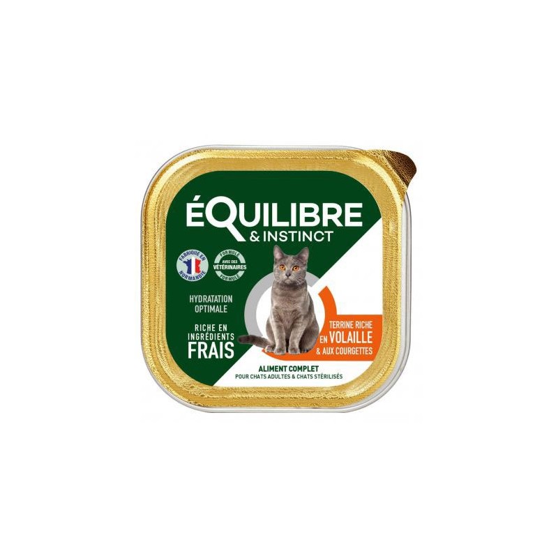 E&I BARQUETTE 85G CHAT STERILISE VOLAILLE  remplace le CH0011