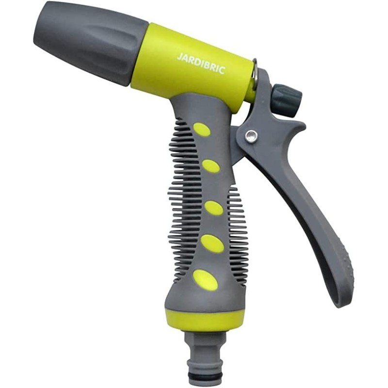 Pistolet plastique gainé jet réglable