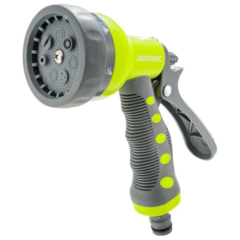 Pistolet plastique gainé 7 jets