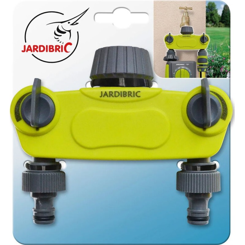 Sélecteur 2 sorties filetées avec nez de robinet