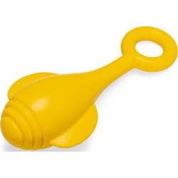 JOUET CHIEN TPR BOUEE VOLANTE JAUNE 28 cm