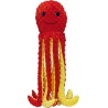 PELUCHE CHIEN POULPE ROUGE 56 CM