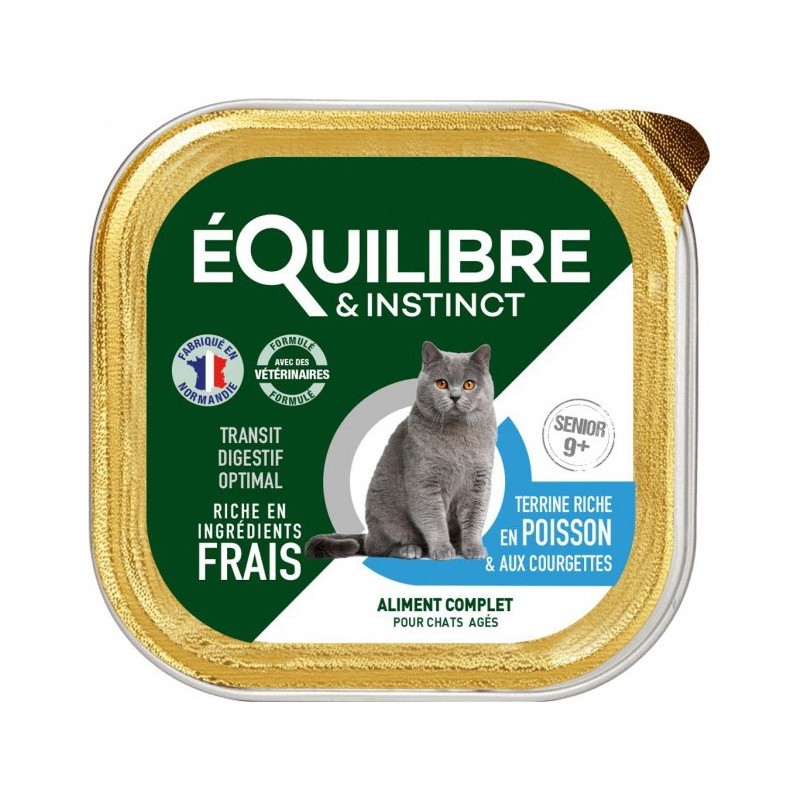 E&I BQ Chat agé 85g terrine poisson (remplace le CH0031)